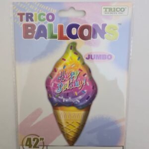 HAPPY BIRTHDAY ICE CREAM 42 INCHES XL