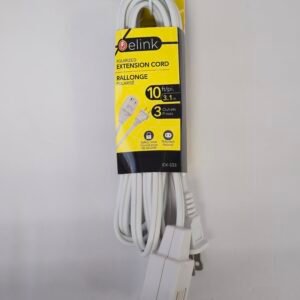 e-link extension cord 10ft 3outlet