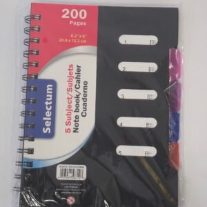 5 SUBJECT NOTEBOOK