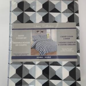 SWISS COLLECTION DUVET COVER SET DOUBLE