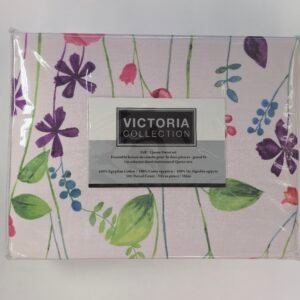 VICTORIA COLLECTION QUEEN SIZE BED SHEET