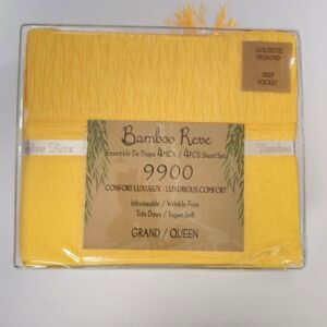 BAMBOO REVE YELLOW SHEET SET QUEEN
