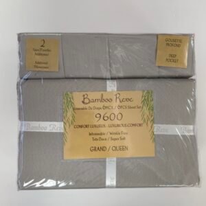BAMBOO REVE SUPER SOFT GREY SHHET QUEEN