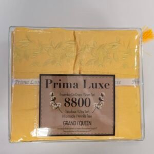 PRIMA LUXE YELLOW SHEETS QUEEN