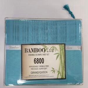 BAMBOO LUXE SKY BLUE SHEET SET QUEEN