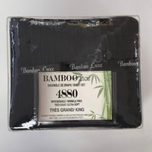 BAMBOO LUXE BLACK SHEET SET KING