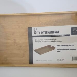 ITY INTERNATIONAL LARGE BAMBOO SERVING TRAY