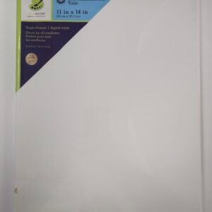 STRETCHED CANVAS TOILE TRIPLE PRIME 11INX14IN