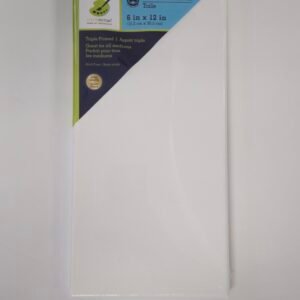 STRETCHED CANVAS TOILE TRIPLE PRIME 6X12