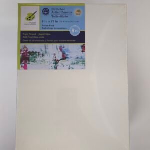 STRETCHED CANVAS TOILE TRIPLE PRIME 8PCS