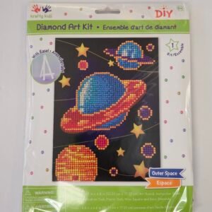 KRAFTY KID DIY DAIMOND ART KIT OUTER SPACE