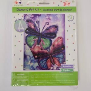 KRAFTY KID DIY DAIMOND ART KIT BUTTERFLIES