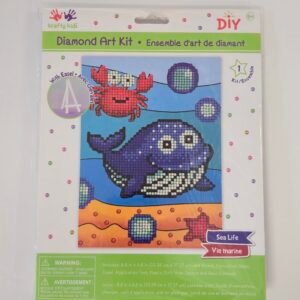 KRAFTY KID DIY DAIMOND ART KIT WHALE
