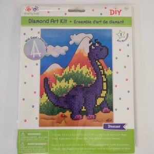 KRAFTY KID DIY DAIMOND ART KIT DINOSAUR