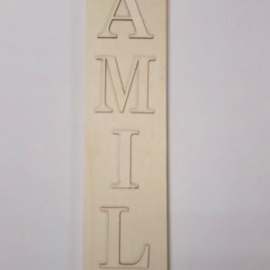 MULTICRAFT WOODEN FAMILY  SIGN