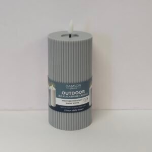 OUTDOOR PLASTIC CANDLE WITH FLIKER