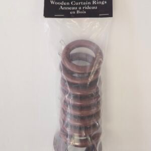 WOODEN CURTAIN RINGS