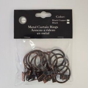 METAL CURTAIN RING BLACK COPPER
