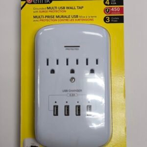 ELink-Grounded-Multi-USB-Wall-With-Surge-Protection-Tap-3-Outlet-4-USB-