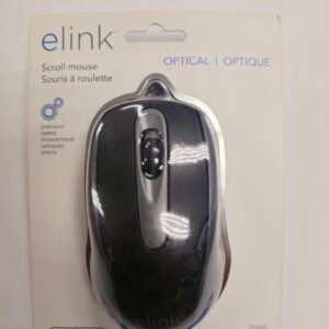 Elink 3 Button-Optical-Scroll-Computer-Mouse-