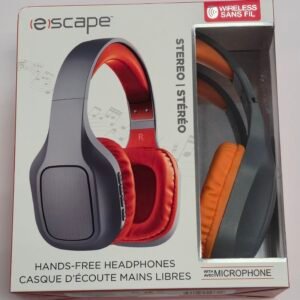 Escape-Wireless-Hands-Free-Black-Red-Hands-Free-Headphones-With-Mic