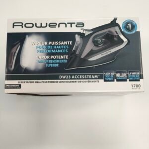 ROWENTA 1700-WATT ACCESS STEAM IRON STAINLESS STEEL