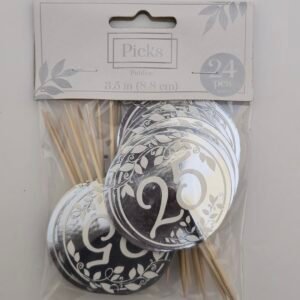25TH PALILLOS PICKS 24PCS 3.5IN