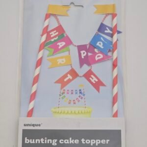BUNTING CAKE TOPPER