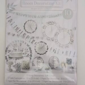 25th anniversary room decoration kit 10pcs