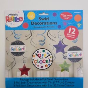 officially retired swirl decoration