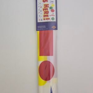 PARTY IS HERE BANNER 5FT