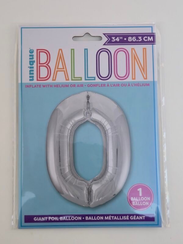 0' JUMBO  FOIL BALLON 34IN