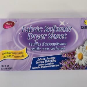 PURE FABRIC SOFTNER DRYER SHEETS