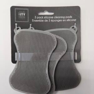 3 PACK SILCONE CLEANING PAD