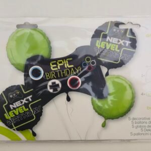 LEVEL UP GAME BDAY BALLON BOUQUET