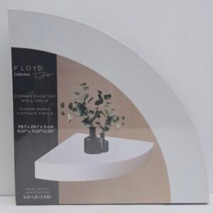 Corner Floating Wall Shelf (White)