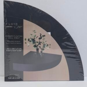 Corner Floating Wall Shelf (Black)