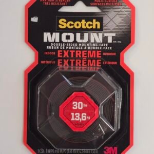 Scotch Mount Double Sided Tape (1"X5ft)