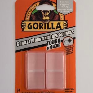 Gorilla Mounting Tape Squares (1"X1")(24PC)