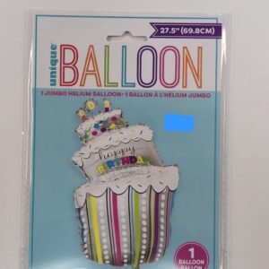 HAPPY BIRTHDAY CAKE 26IN XL FOIL
