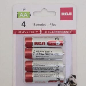 RCA AA HEAVY DUTY 4 BATTERIES