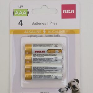 RCA AAA4 BATTERIES ALKALINE
