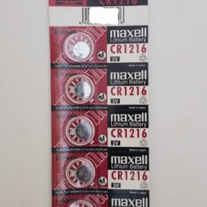MAXELL CR1216 BATTERIES 5PC
